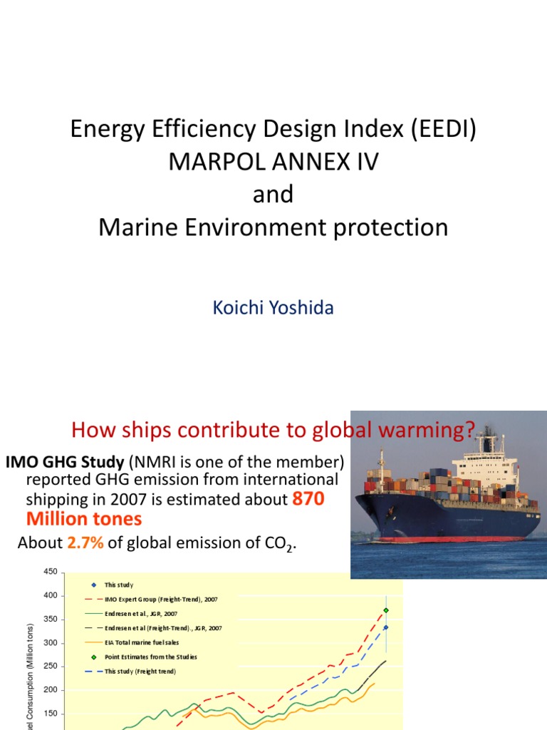 Energy Efficiency Design Index (EEDI) Marpol Annex Iv and Marine ...