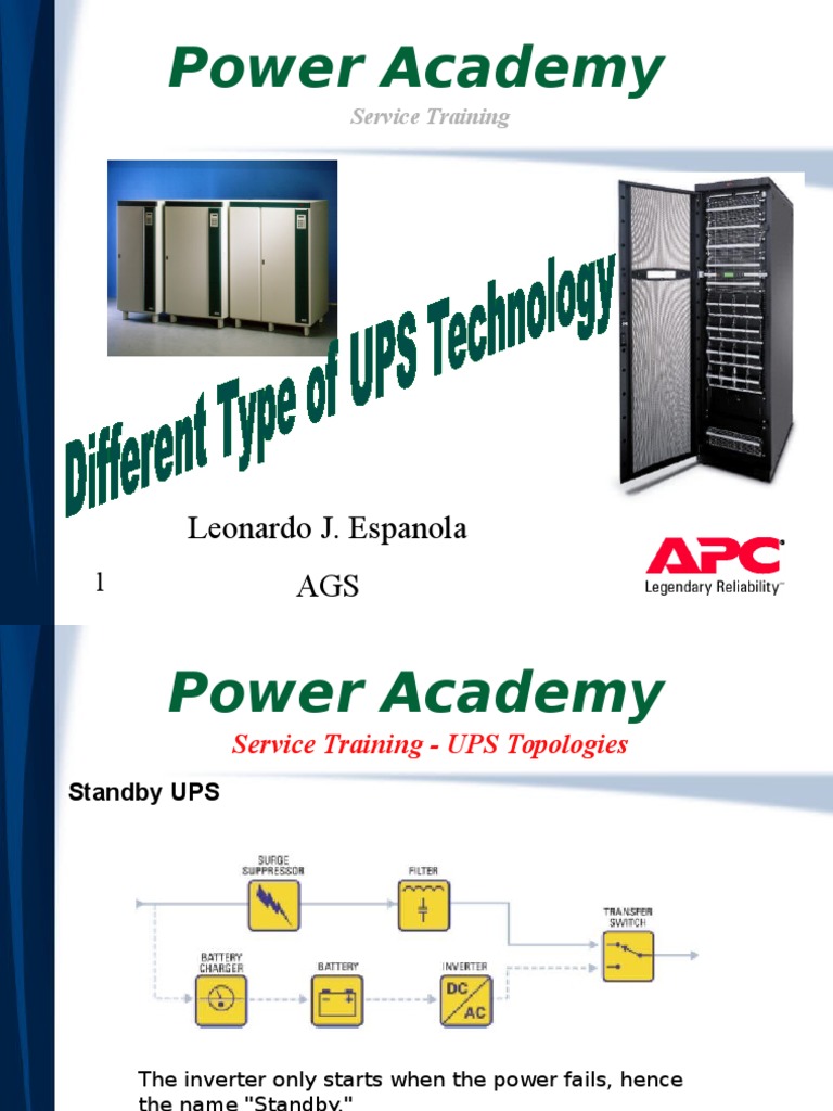UPS Topologies Explained: Power Academy | PDF