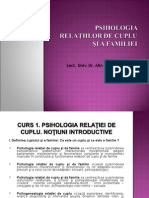 c1. Psihologia Relaţiilor de Cuplu Şi A Familiei - Noţiuni Introductive