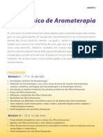 Curso Básico de Aromaterapia - Campinas-SP - em 04 Módulos