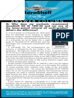 Q: Why Does My Mechanic Recommend Aeroshell Oil W 15W-50 and Not One of The Lower-Priced Mineral Oil Multi-Grades? What'S The Difference?