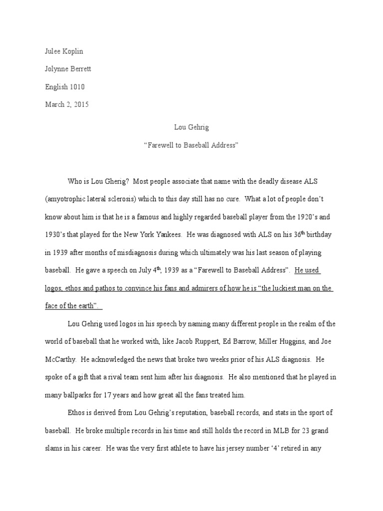 Baseball essays picture