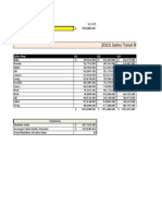 Example of Excel Document Kiela Adams