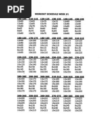 Bench Press Schedule