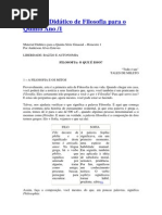 Material Didático de Filosofia Para o Quinto Ano