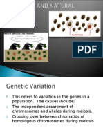 Variation and Natural Selection