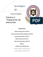 P2 Preparacion de Soluciones