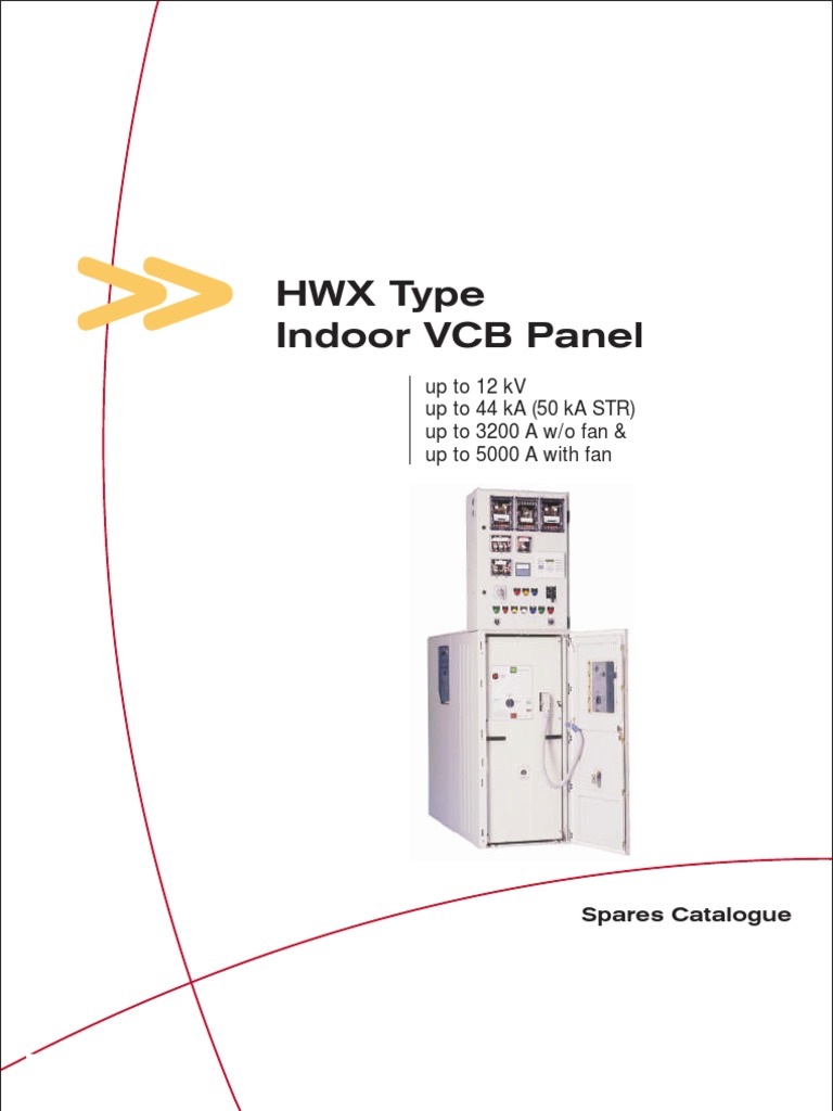 HWX Type VCB Spare Parts Catalogue | PDF