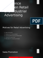 Difference Between Retail and Industrial Advertising