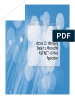 Module 03: Managing Data in A Microsoft® Application