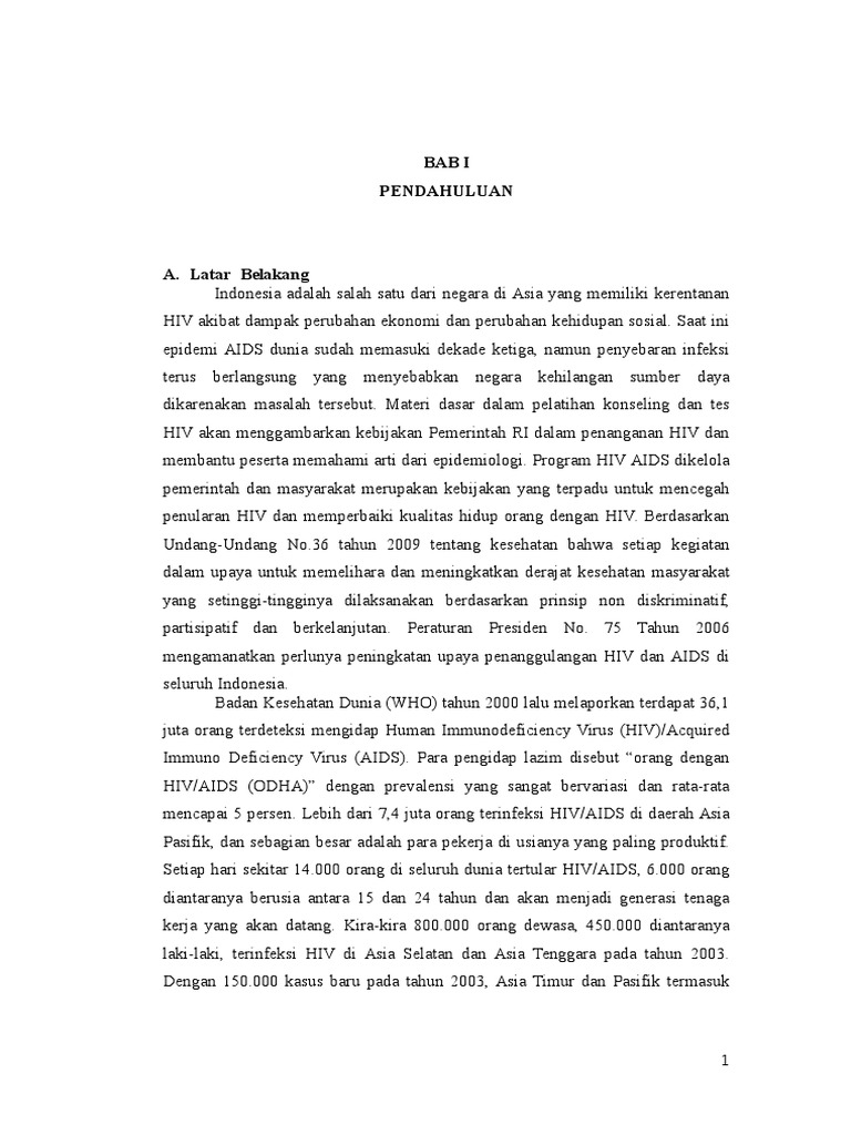 Makalah Surveilans HIV AIDS | PDF