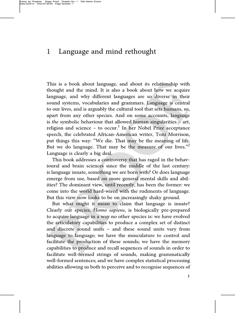 The Language Myth Chapter1 | PDF | Modularity | Linguistics