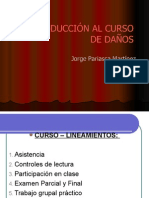 Clase 1 - Introduccion Al Curso Daños - Usmp 2014