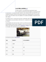 Tatistics: Aircraft Crashes Record Office (ACRO)