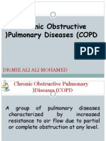 Chronic Obstructive Pulmonary Diseases (COPD (: Dr:Mie Ali Ali Mohamed