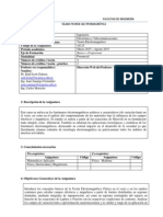 Sílabo Teoría Electromagnética PDF