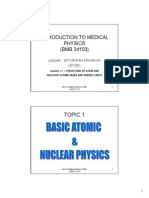 Basic Anatomic & Nuclear Physics