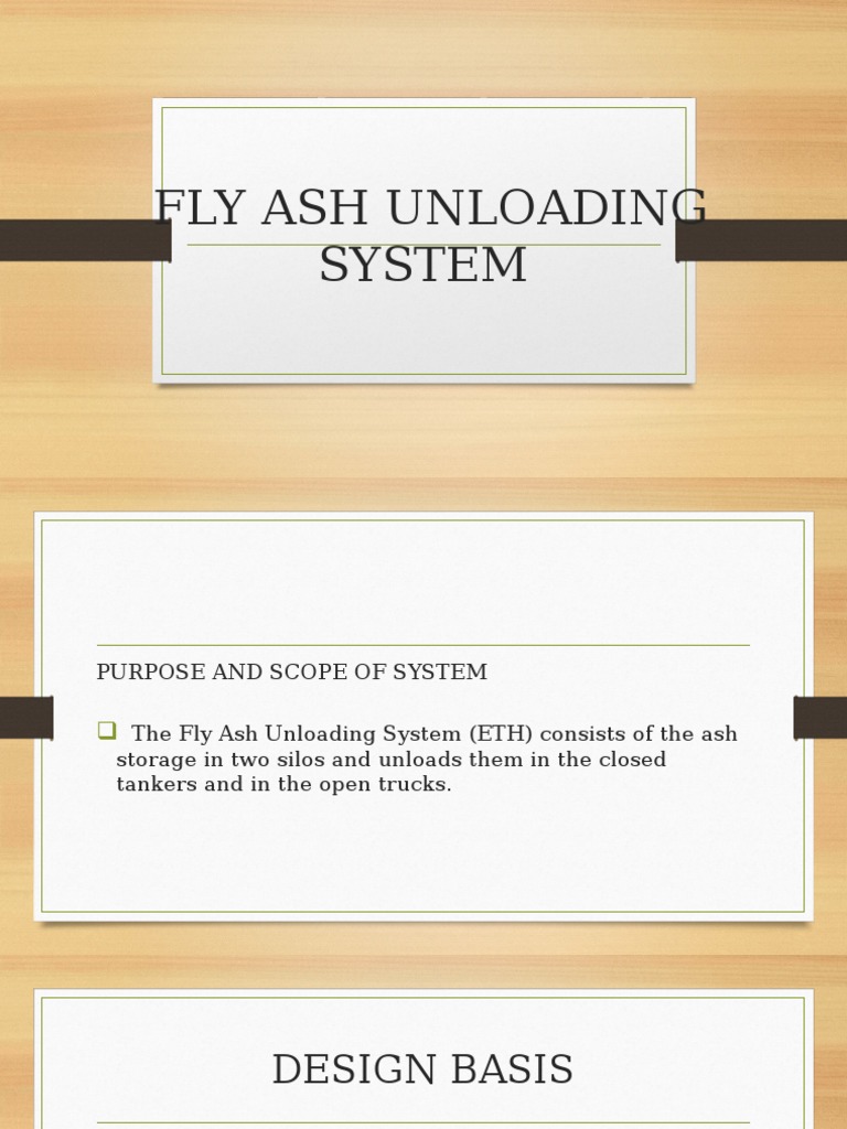 Fly Ash Unloading System Overview | PDF | Valve | Hvac