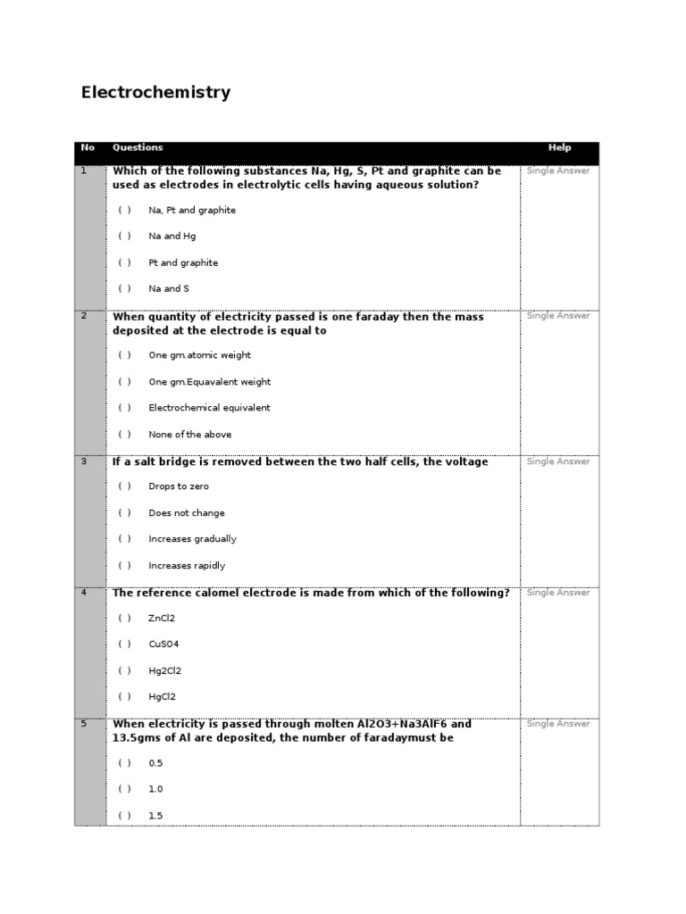 Electrochemistry PDF Redox Battery (Electricity)