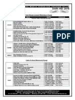 Jadual Pengajian YT MEI 2015