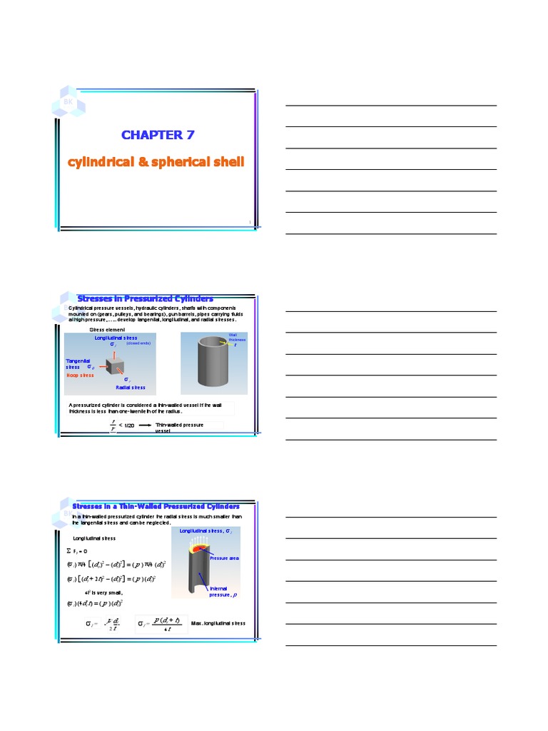 Cylindrical Pressure Vessel Analysis | PDF | Building Engineering ...
