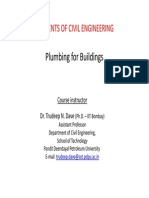 Plumbing for Buildings