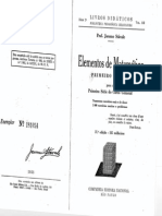 Jacomo Stávale - Elementos de Matemática - Primeiro Volume - 37ª ed. 1953.PDF
