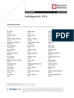 Reviewer Acknowledgement 2014: Revieweracknowledgement Open Access