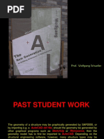 Architectural Student Work with SAP2000, the Challenge of Geometry, Wolfgang Schueller