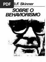 Skinner, B. F. (2002). Sobre o Behaviorismo