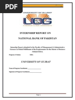 Internship Report On NBP