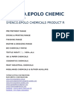 Syenco Epolo Chemicals LTD
