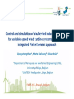 Control and Simulation of Doubly Fed Induction Generator For Variable Speed Wind Turbine Systems Based On An Integrated Finite Element Approach