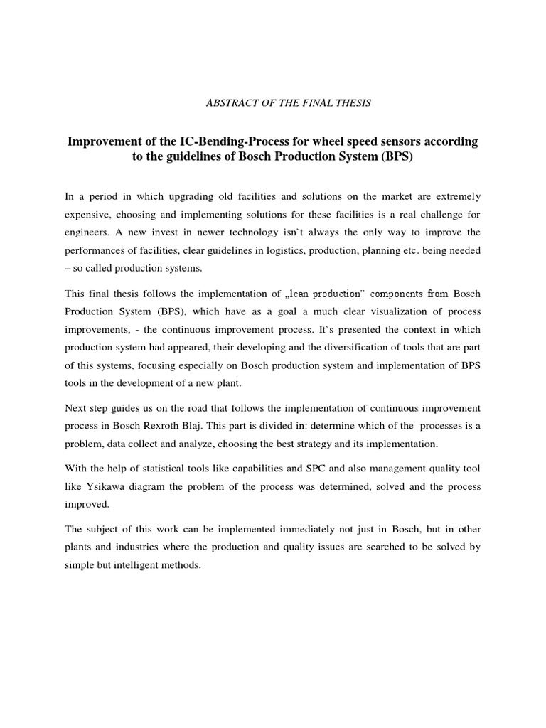 Abstract Final Thesis | PDF