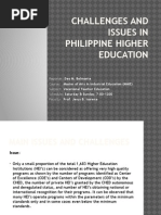Download Challenges and Issues in Philippine Higher Education - Report No 2 by Mariposa Tralala SN263883684 doc pdf