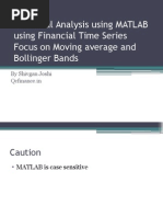 Technical Analysis Using MATLAB Using Financial Time Series v3