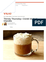 Thirsty Thursday_ Cóctel de Café Irlandés - Que Rica Vida