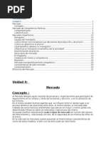 Unidad 4- Mercado, Morfologia de Los Mercados