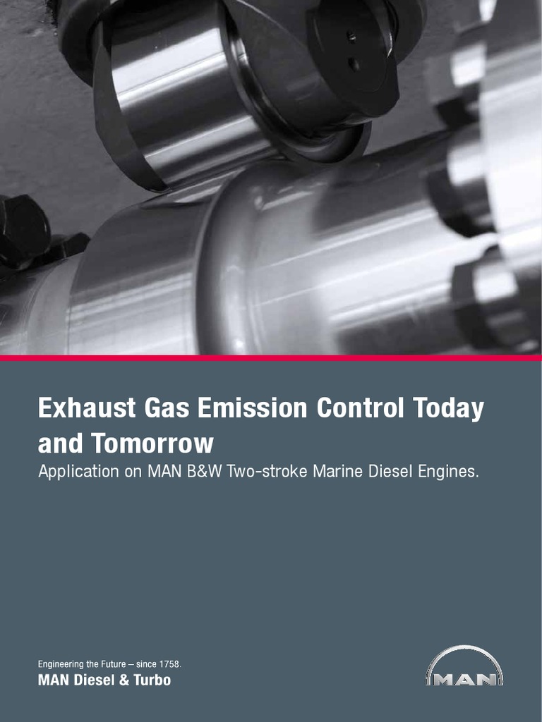 Emission Control for MAN B&W Engines | PDF | Exhaust Gas | N Ox
