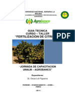 Fertilizacion de Citricos