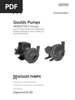 Bombas Goulds 3656 y 3756: Características | PDF | Elementos químicos ...