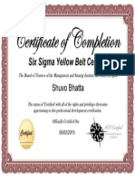 Your Certificate