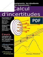 Calcul d'Incertitudes