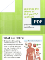 Exploring The Effects of Multiple EDC Exposure: Katharyn Self RU Biology Ecophysiology Lab