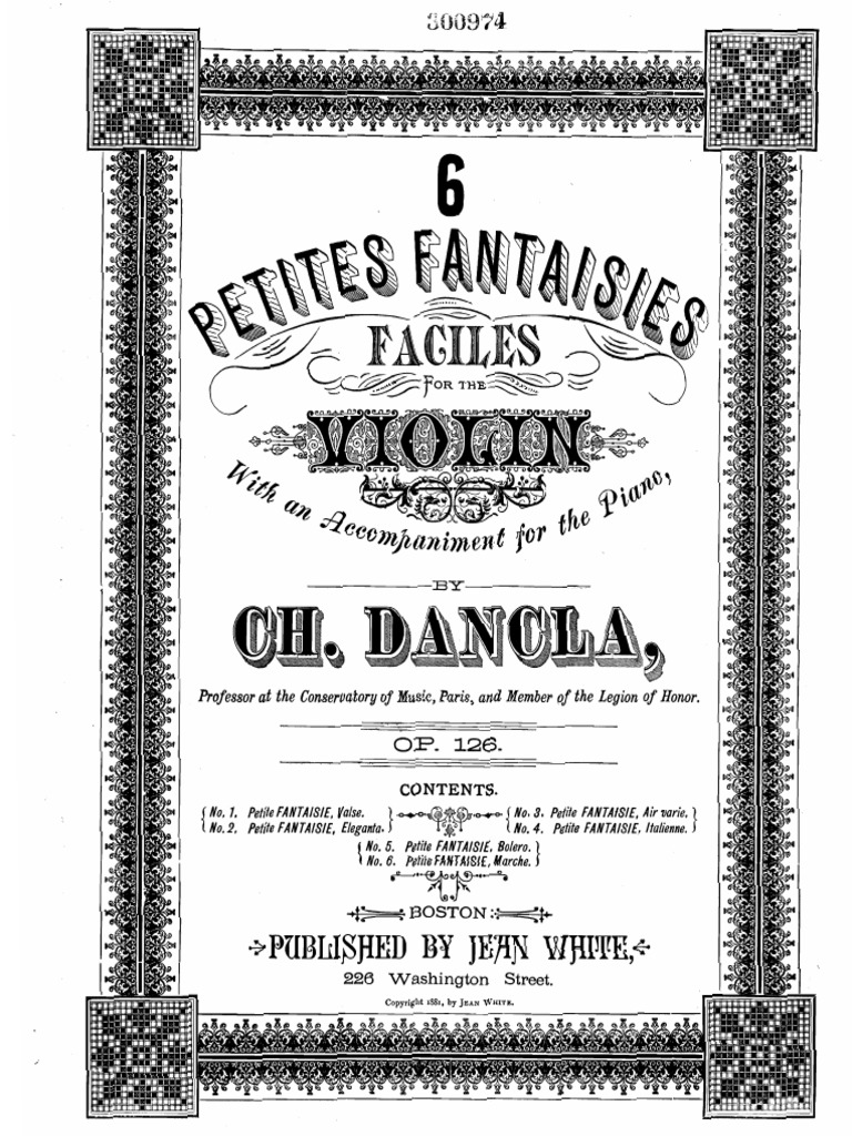 Dancla Violin | PDF
