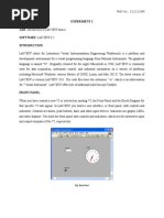 Experiment 1 Aim: Introduction To Labview Basics. Software: Labview 8.2