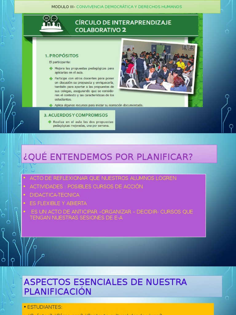 Ciac 2 - Modulo III | PDF | Evaluación | Planificación