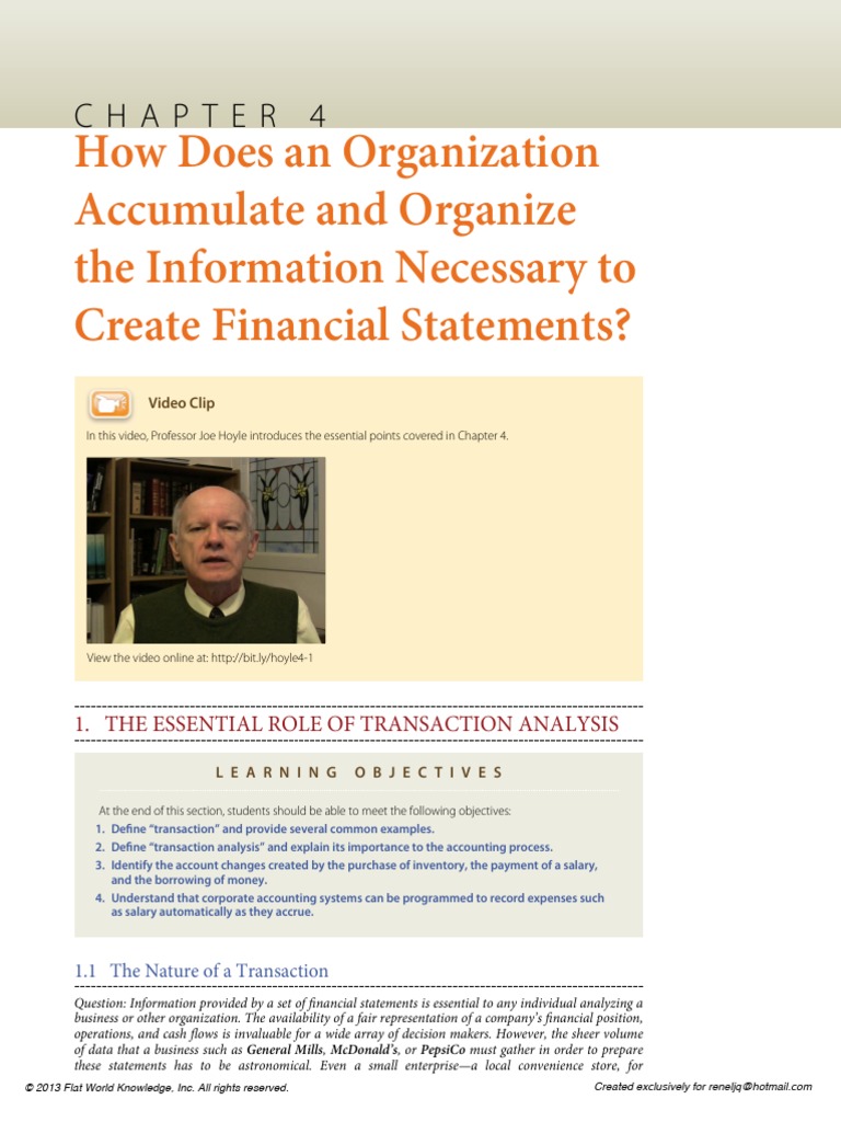 Financial Accounting Ch04 | PDF | Business
