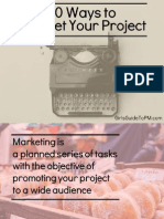 Marketing Your Project