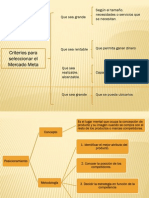 Criterios de Mercado Meta